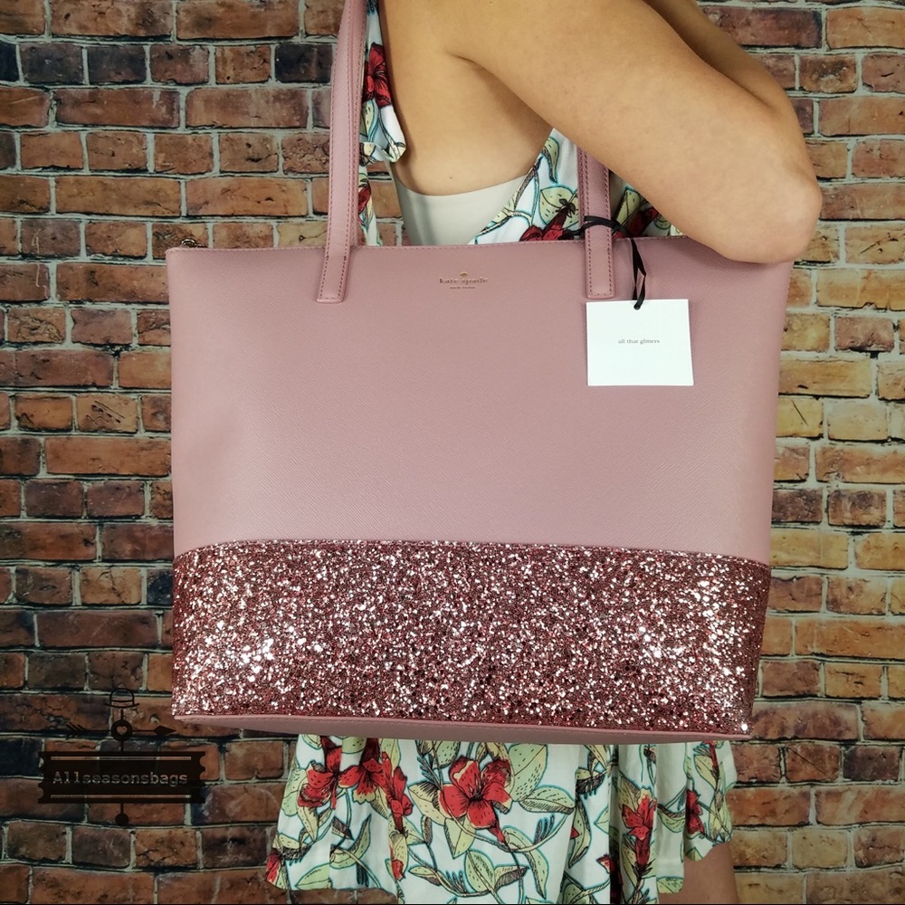 SALE! kate spade LARGE Penny Greta Tote peony Bag - Picture 2 of 5